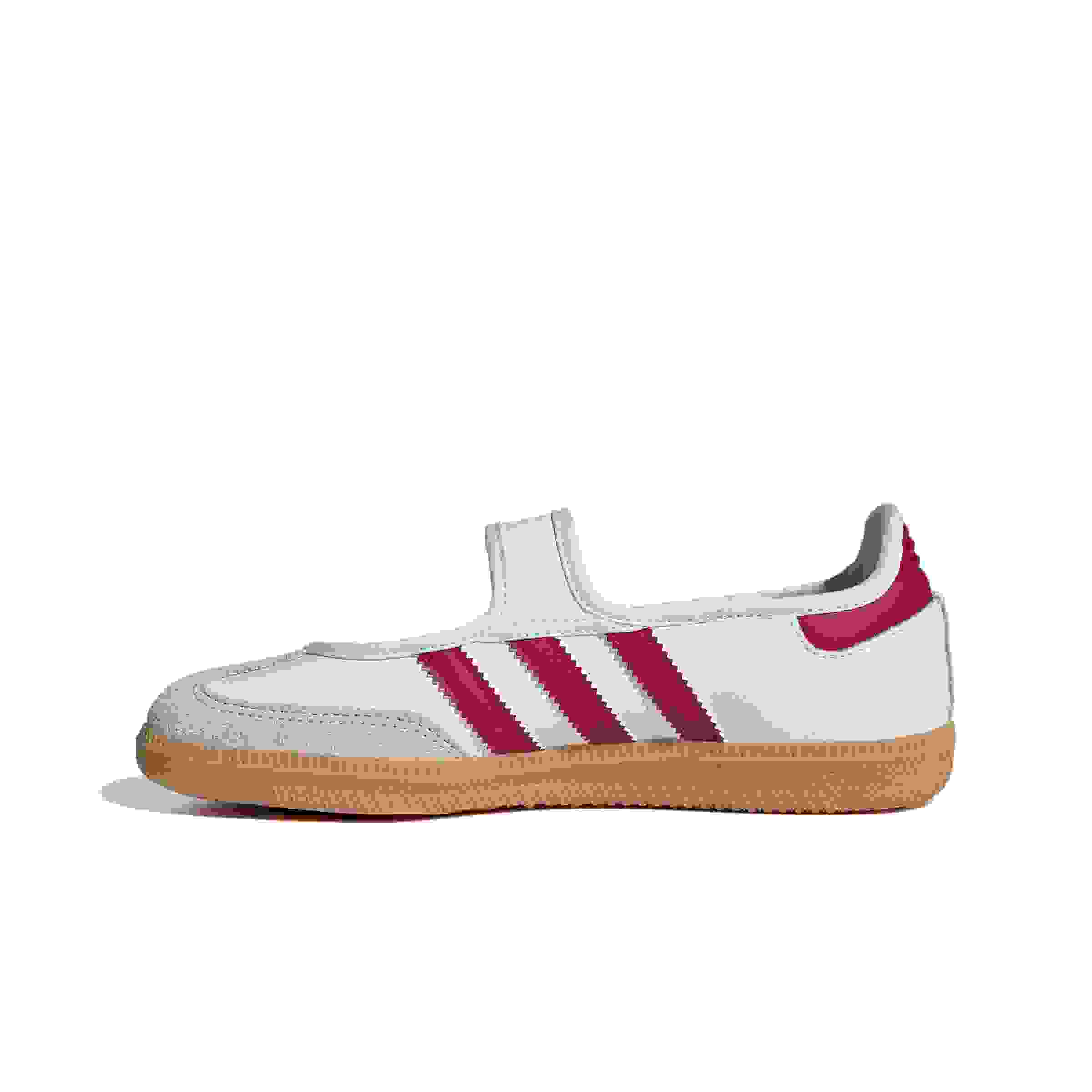 adidas Originals Samba Jane Grade School Girls' "Ftwr White/Team Victory Red/Gum 3" Shoe